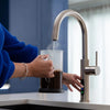 Aquatap Digital 5 in 1 Sparkling Instant Boiling, Chilled Filtered Water Tap| Fizz C Shape - The Tap Specialist