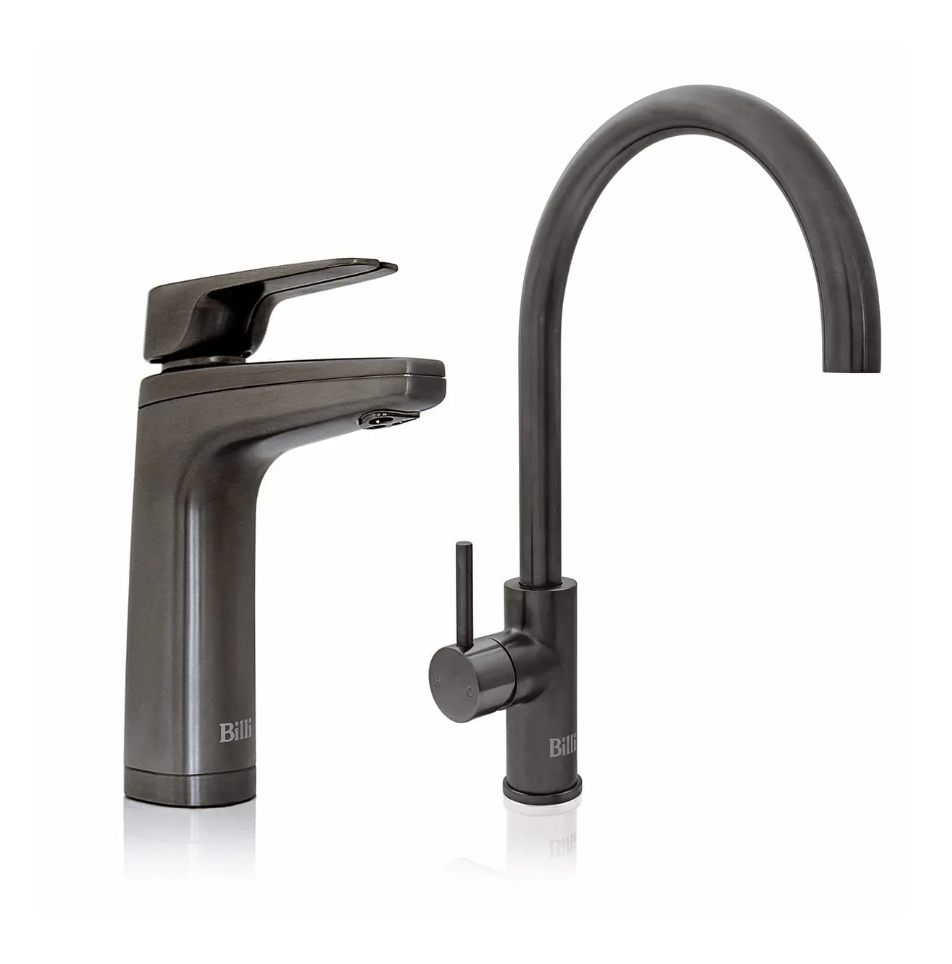 Billi Quadra Plus 9 with XL Levered Dispenser & Gooseneck Mixer - The Tap Specialist