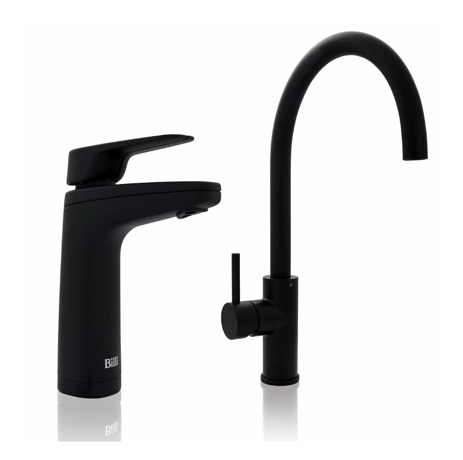 Billi Quadra Plus 9 with XL Levered Dispenser & Gooseneck Mixer - The Tap Specialist