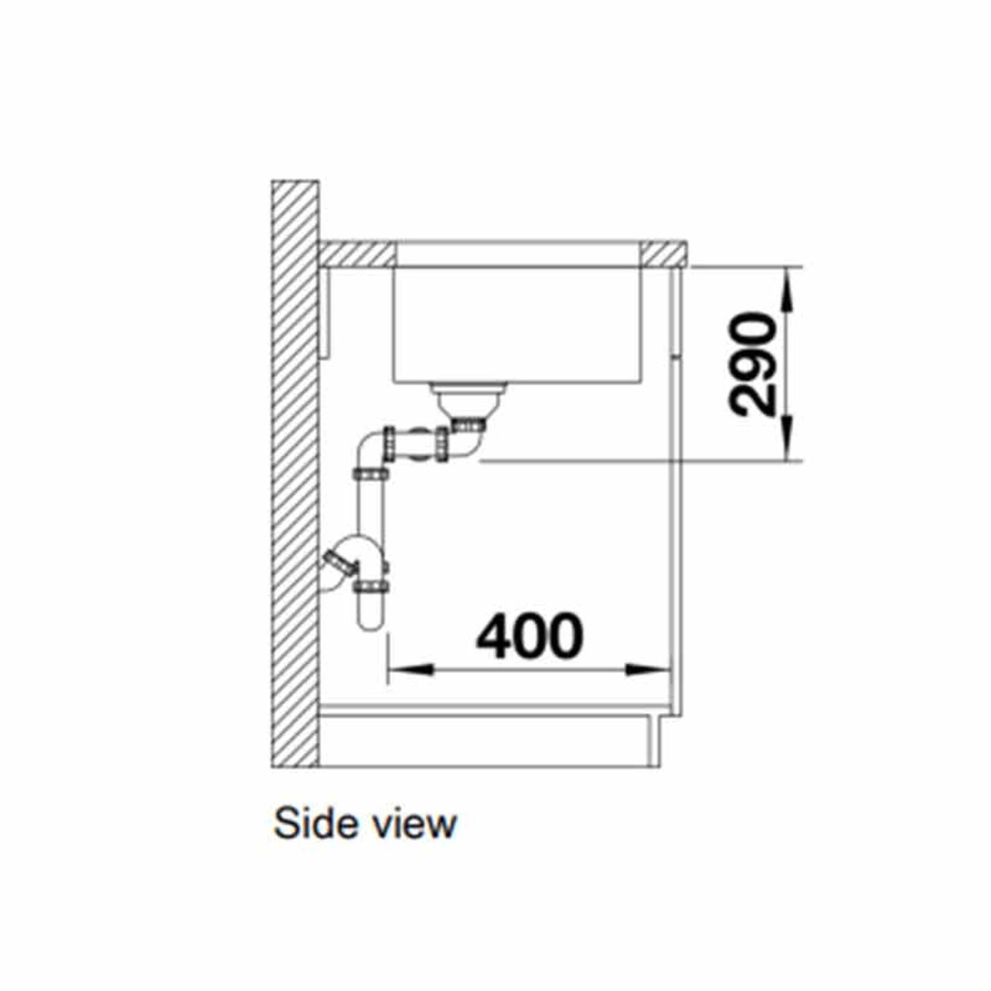 Blanco ANDANO 400/400 - U 2 Bowl Undermount Satin Polish Stainless Steel Kitchen Sink - 522987 - The Tap Specialist