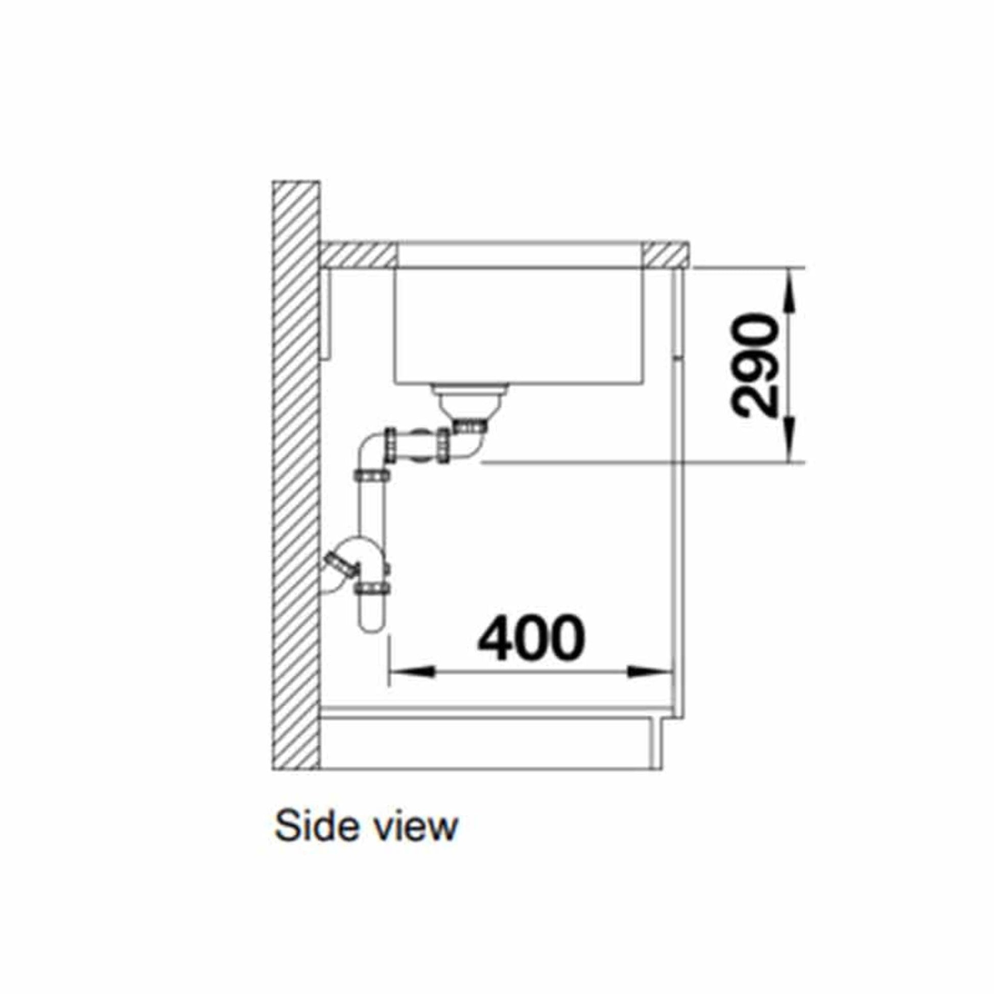 Blanco ANDANO 400/400 - U 2 Bowl Undermount Satin Polish Stainless Steel Kitchen Sink - 522987 - The Tap Specialist
