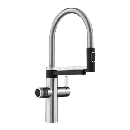 Blanco drink.hot EVOL - S Pro 4 - in - 1 Flexible Hose PVD Stainless Steel Kitchen Tap - 526313 - The Tap Specialist