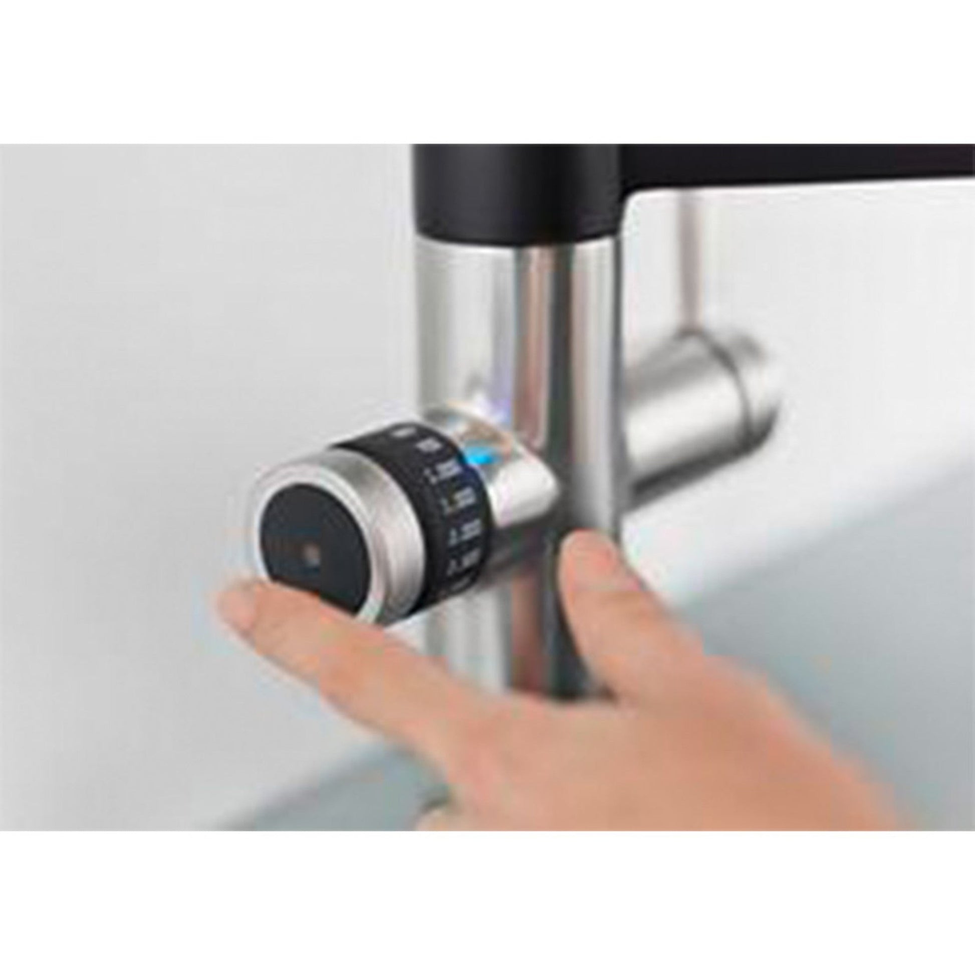 Blanco drink.hot EVOL - S Pro 4 - in - 1 Flexible Hose PVD Stainless Steel Kitchen Tap - 526313 - The Tap Specialist