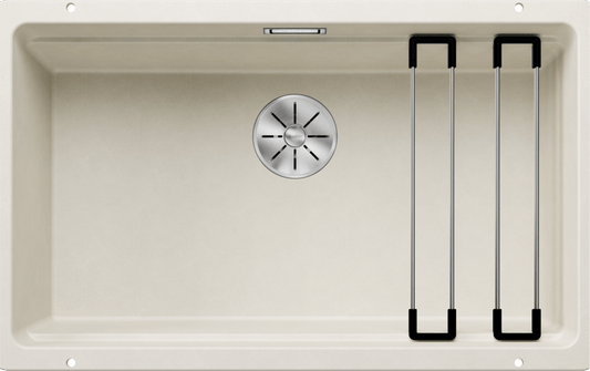 Blanco ETAGON 700 - U Silgranit 1 Bowl Undermount Soft White Kitchen Sink - 527078 - The Tap Specialist