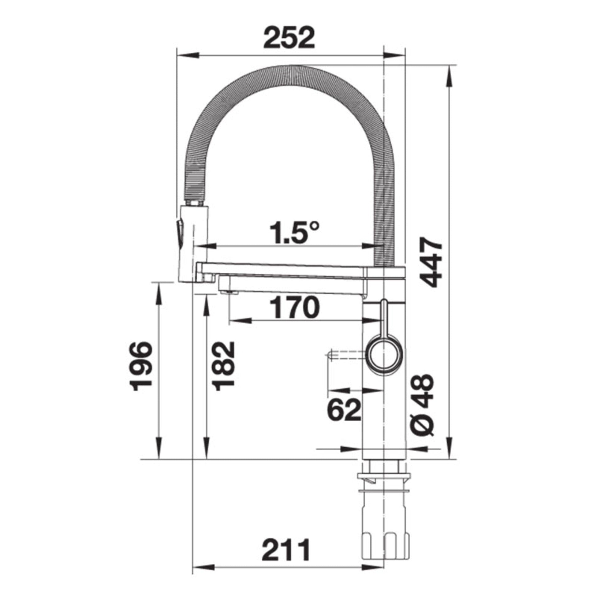 Blanco EVOL - S Pro 4 - in - 1 Flexible Hose Satin Gold Kitchen Kettle Tap - 527429 - The Tap Specialist