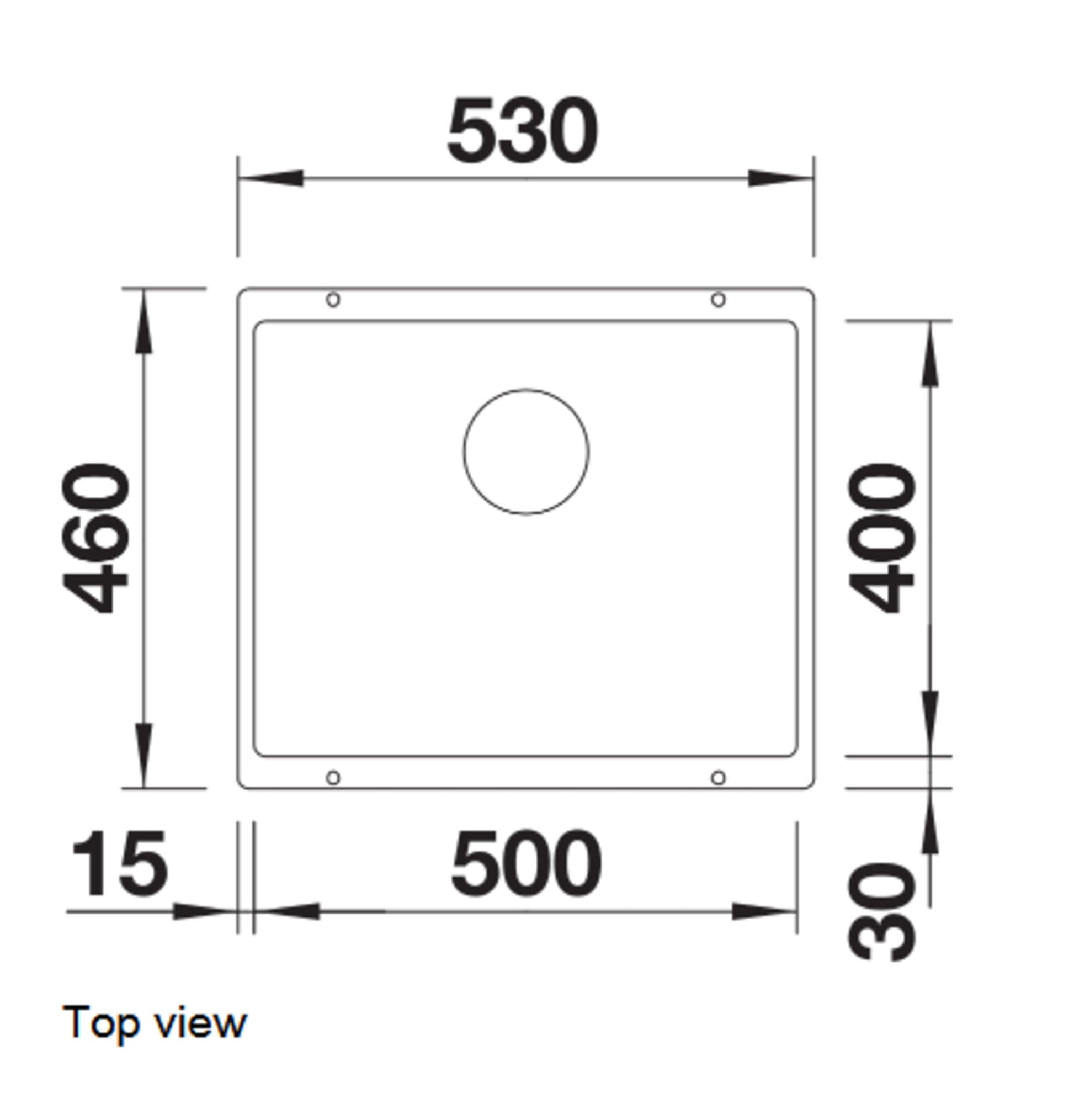 Blanco SUBLINE 500 - U Level Silgranit 1 Bowl Undermount Kitchen Sink - The Tap Specialist