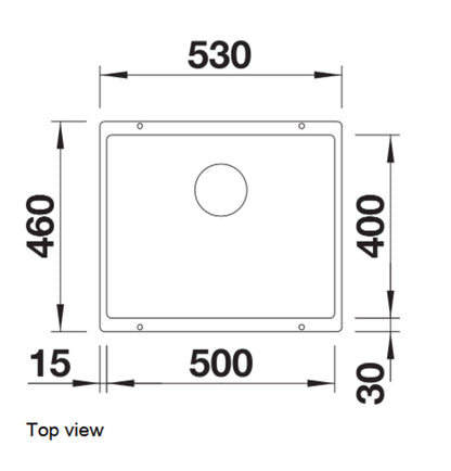 Blanco SUBLINE 500 - U Level Silgranit 1 Bowl Undermount Kitchen Sink - The Tap Specialist