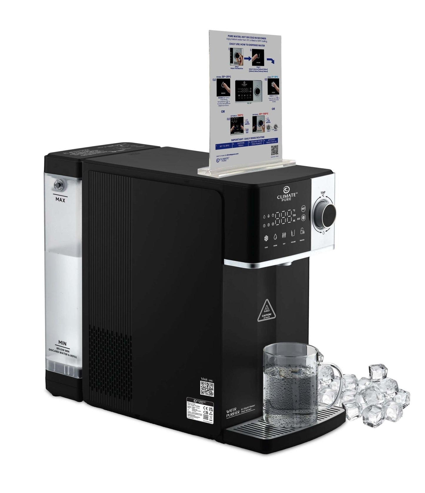 Climate Pure 4L Hot & Cold Water Purifier - The Tap Specialist