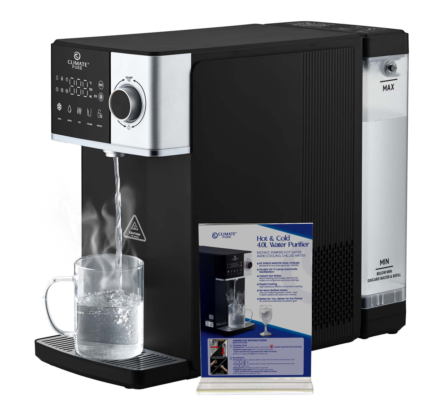 Climate Pure 4L Hot & Cold Water Purifier - The Tap Specialist