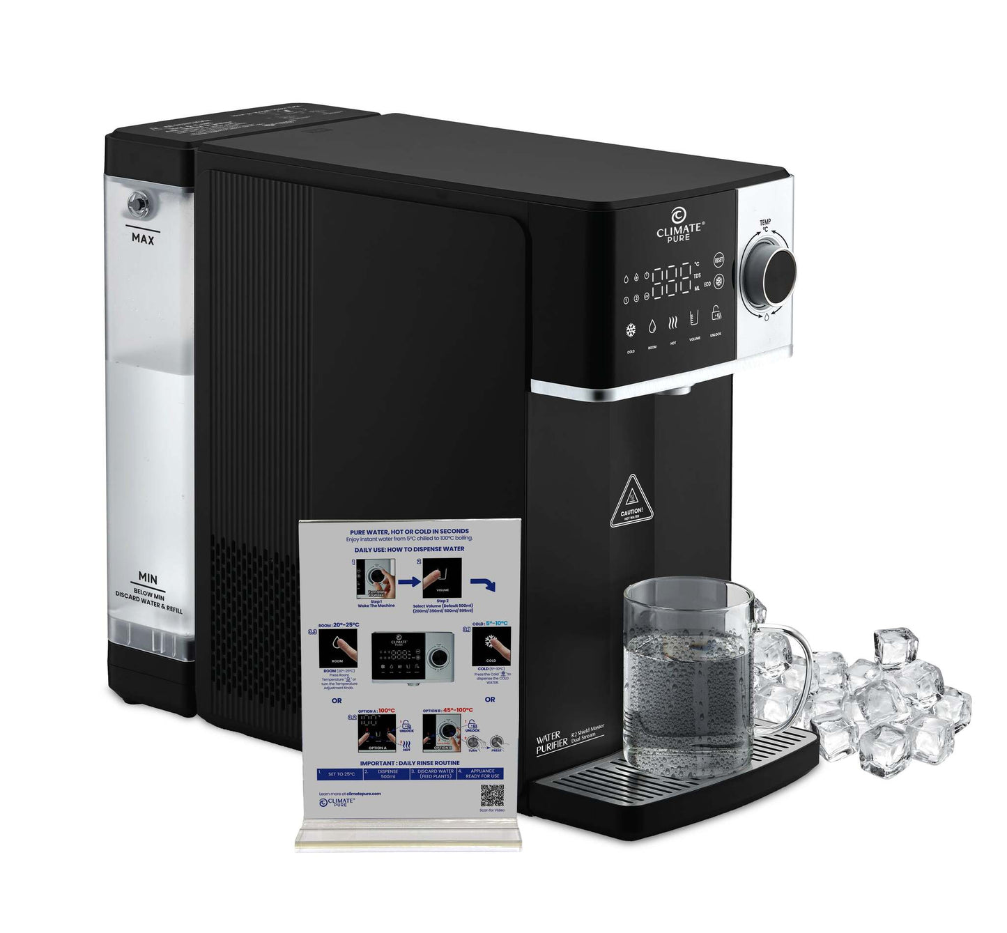 Climate Pure 4L Hot & Cold Water Purifier - The Tap Specialist
