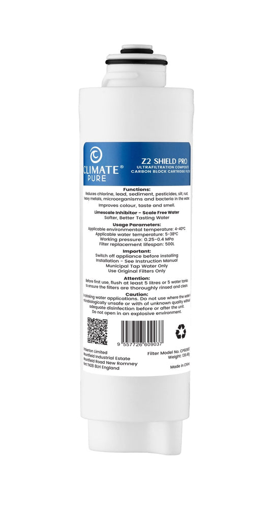 Climate Pure Z2 Shield Pro (Optional) 1L Filter - The Tap Specialist
