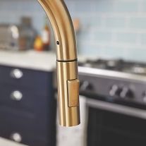 Ellsi Cato Brushed Brass Pull Out Tap - The Tap Specialist