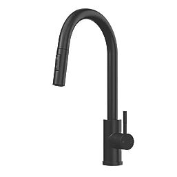 Ellsi Cato Matt Black Pull Out Tap - The Tap Specialist