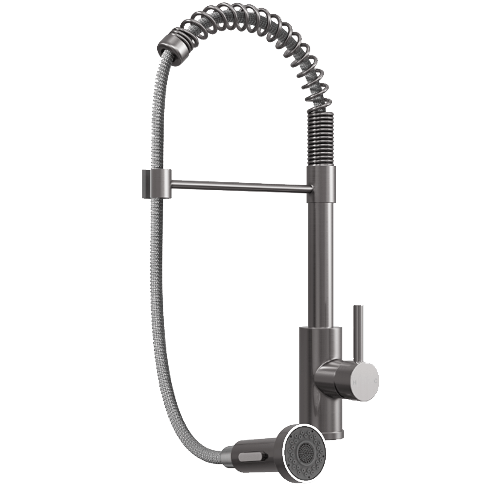 Ellsi Contra Pull Out Single Lever Kitchen Sink Mixer Tap with Hose and Spray Head