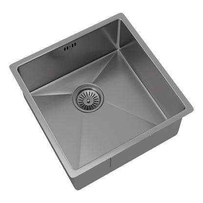 Ellsi Elite 1 Bowl Kitchen Sink Stainless Steel Inset or Undermount - The Tap Specialist