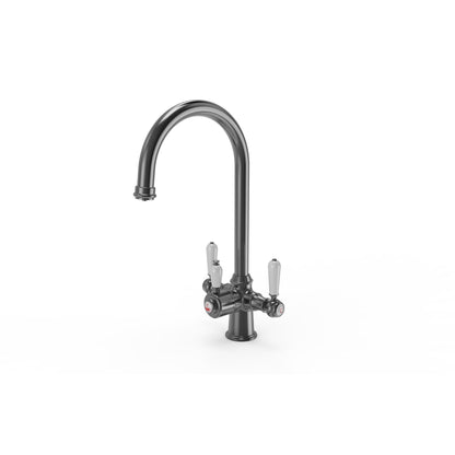 Ellsi Traditional 3 - in - 1 Cruciform Boiling Water Tap with Ceramic Handles - The Tap Specialist