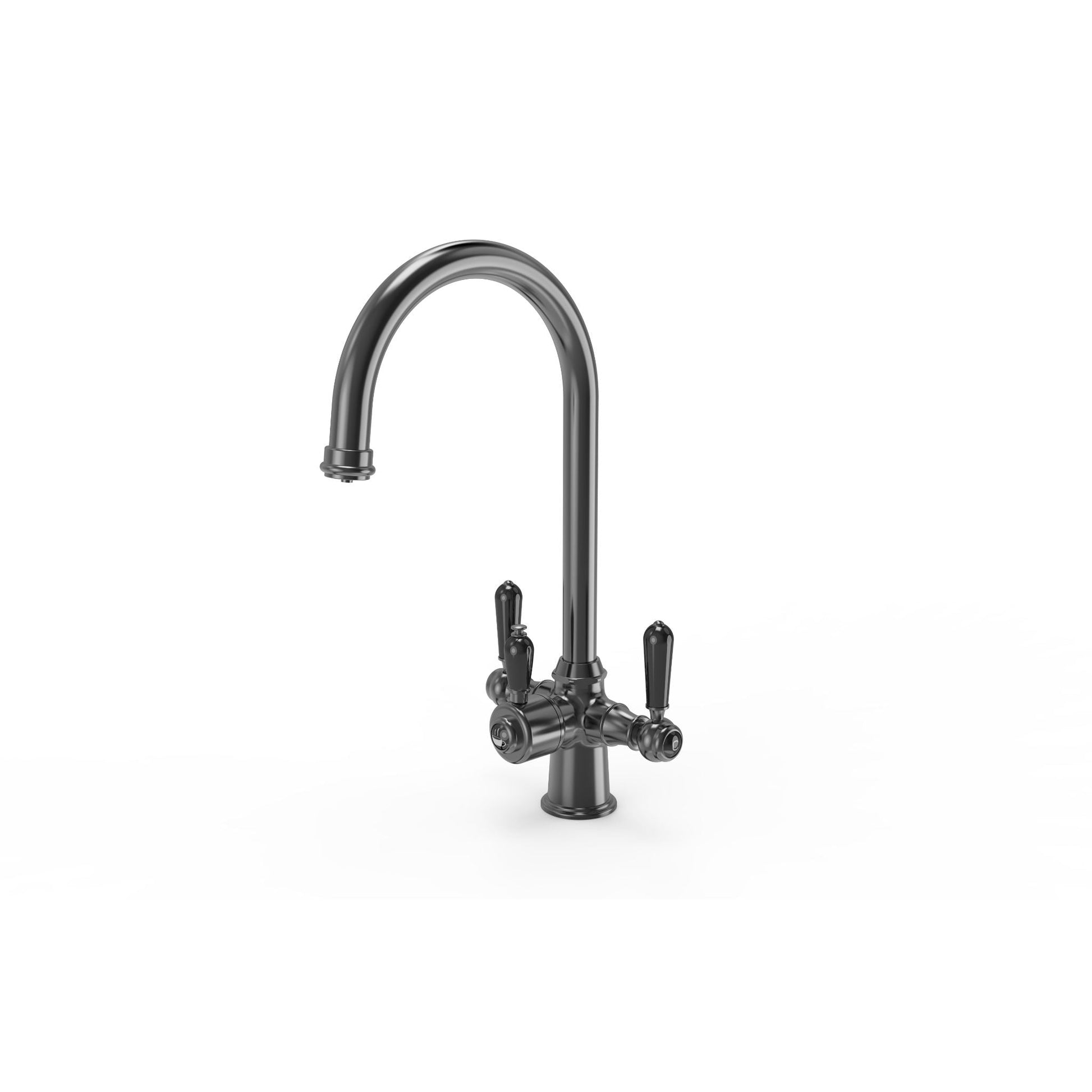 Ellsi Traditional 3 - in - 1 Cruciform Boiling Water Tap with Ceramic Handles - The Tap Specialist