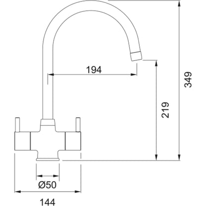 Franke Athena Swivel Tap - The Tap Specialist