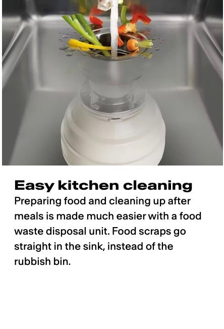 Franke Elite Slimline 125 Food Waste Disposer 1.25 HP - The Tap Specialist