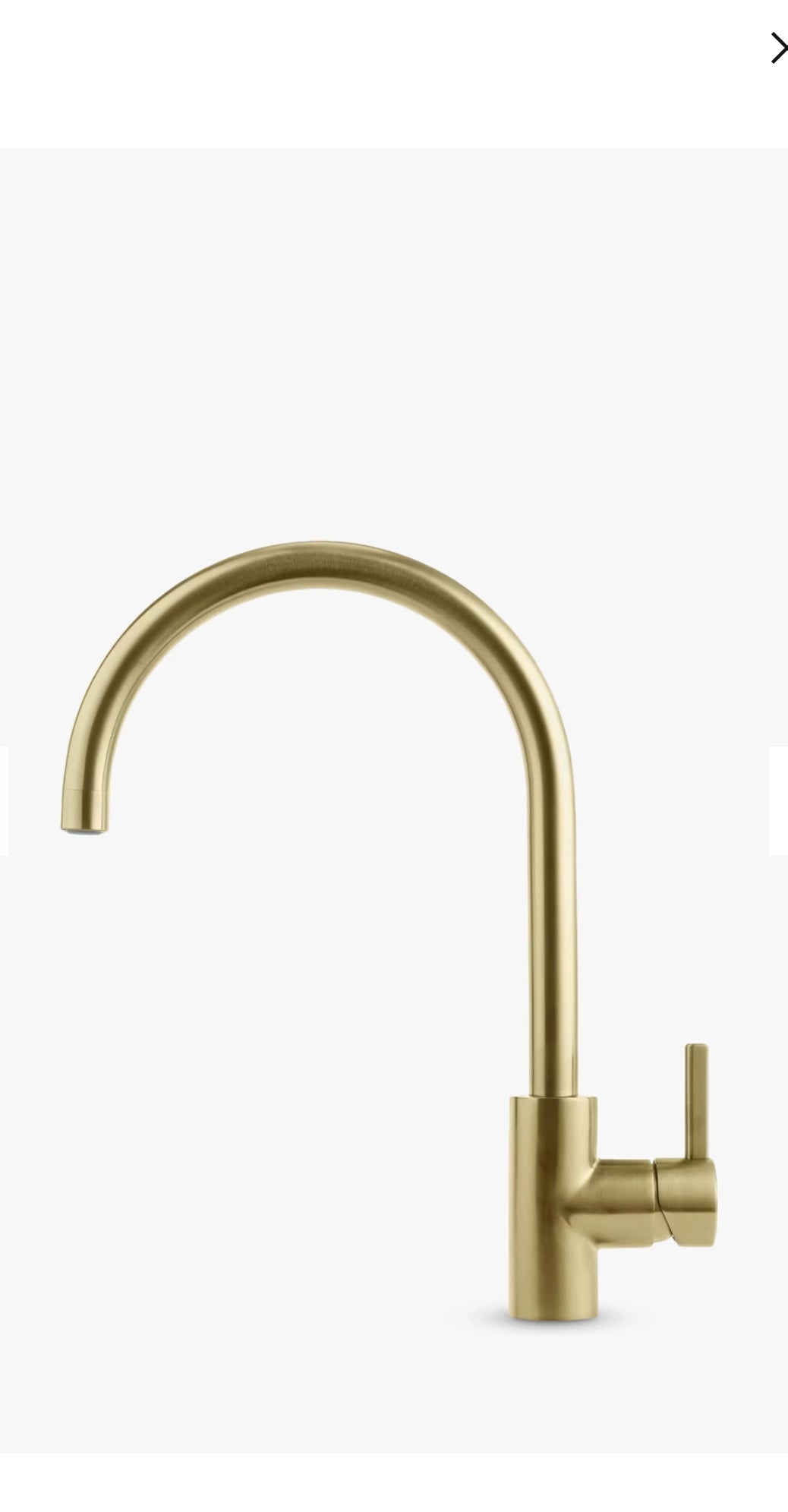 Franke Eos Neo J Spout Swivel Gold Kitchen Tap 115.0689.092 - The Tap Specialist