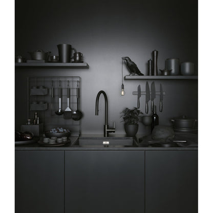 Franke Eos Neo Pull Down Spray Industrial Black Kitchen Tap - The Tap Specialist