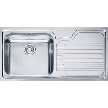 Franke Galassia Inset GAX 611 Drainer Steel Sink - The Tap Specialist