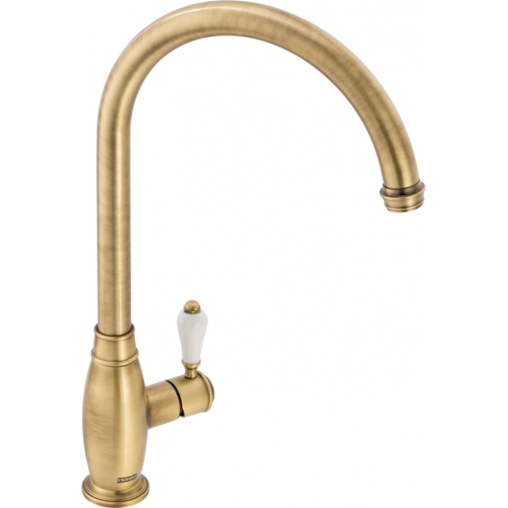 Franke Gloriana Classic Side Lever J - Spout Brass Kitchen Tap 115.0712.041 - The Tap Specialist