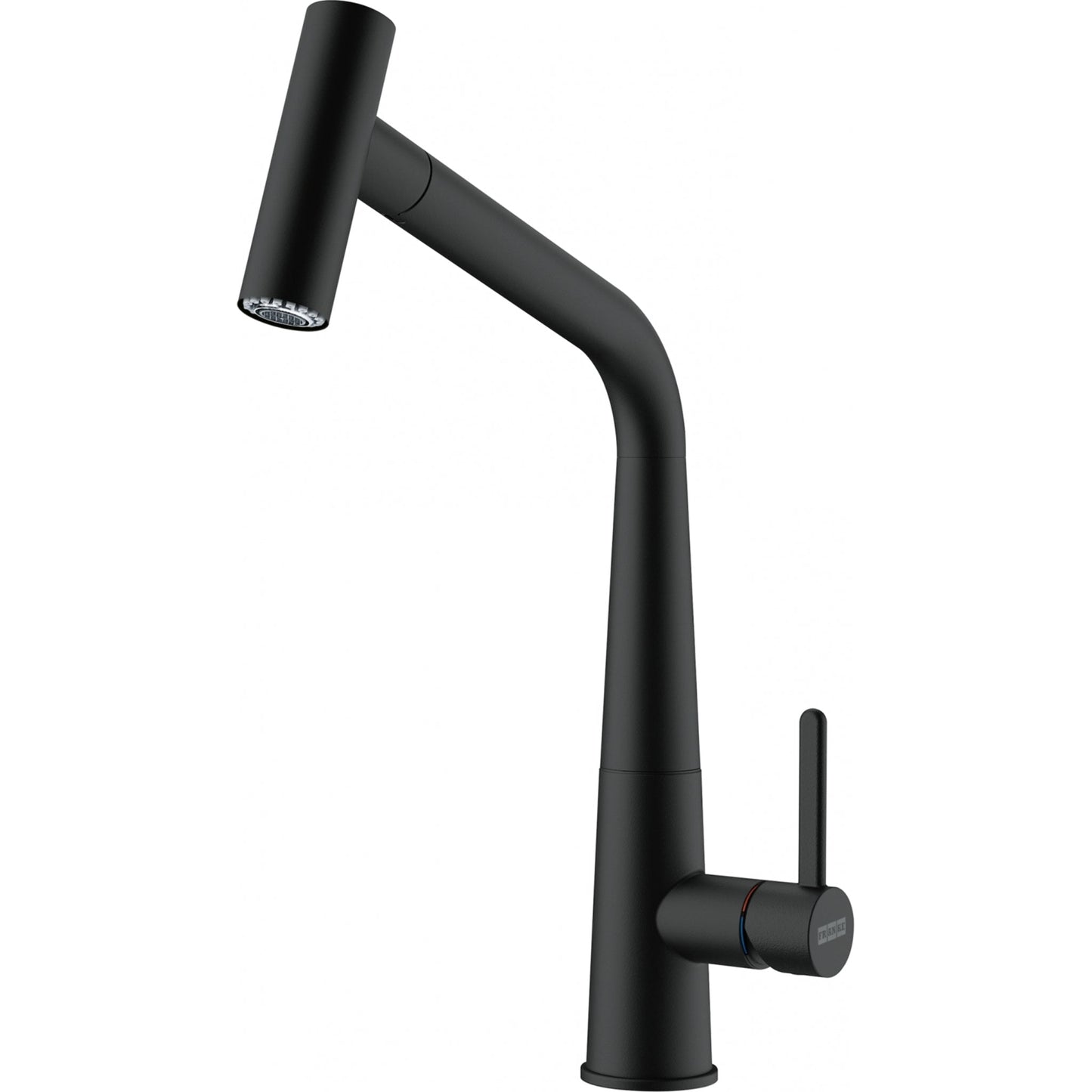 Franke Icon Pull Out Jet Shower Matt Black Kitchen Tap - The Tap Specialist