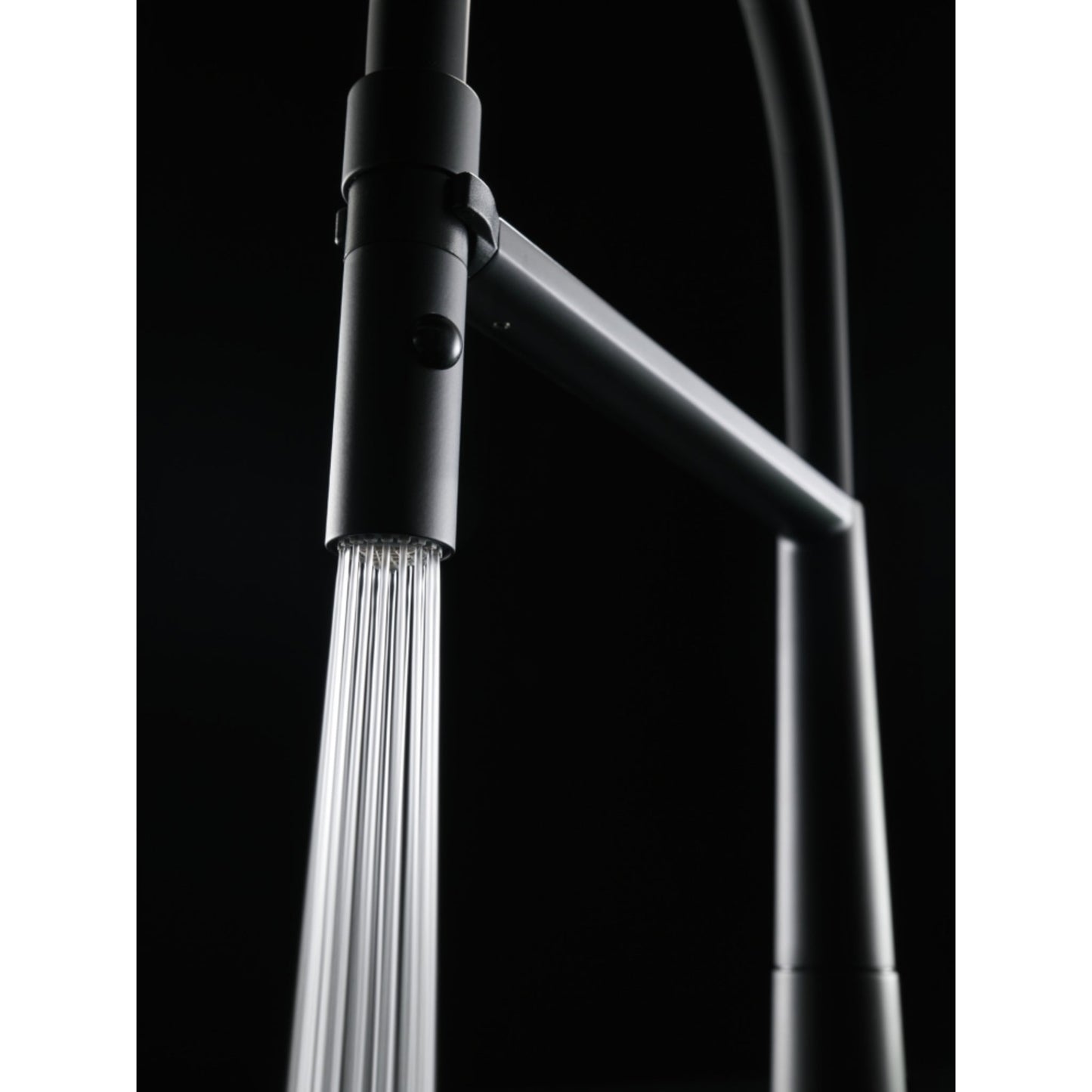 Franke Icon Semi - Pro Matt Black Kitchen Tap - The Tap Specialist