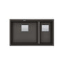 Franke Kubus 2 1.5 Bowl Undermount Fragranite Kitchen Sink KNG 120 - Slate Grey - The Tap Specialist