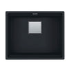 Franke Kubus KNG 110-52 Single Bowl Undermount Sink Matt Black - The Tap Specialist