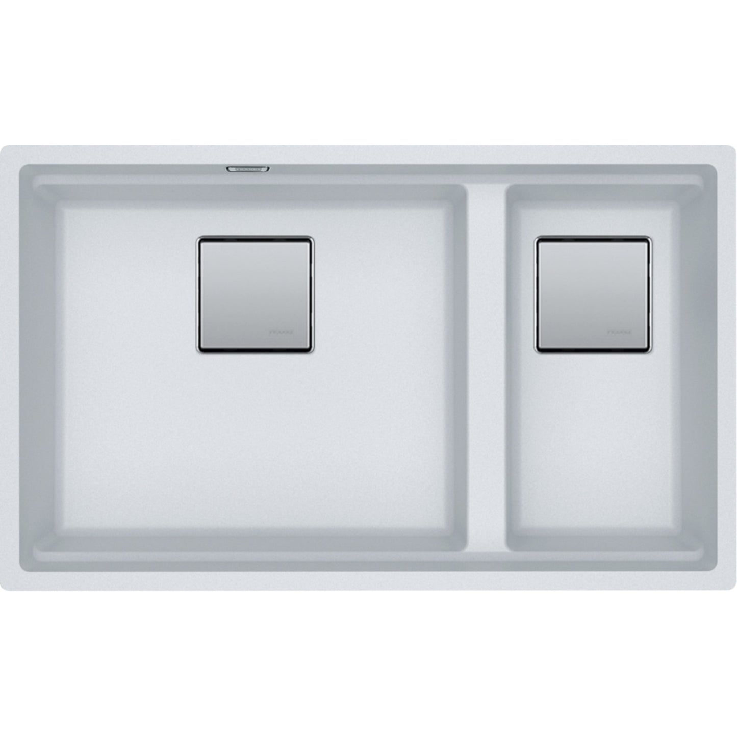 Franke KUBUS KNG 120 Undermount RHSB Polar White Sink - The Tap Specialist