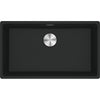 Franke Maris MRG 110 72 Single Bowl Undermounted Granite Kitchen Sink, Matt Black - The Tap Specialist