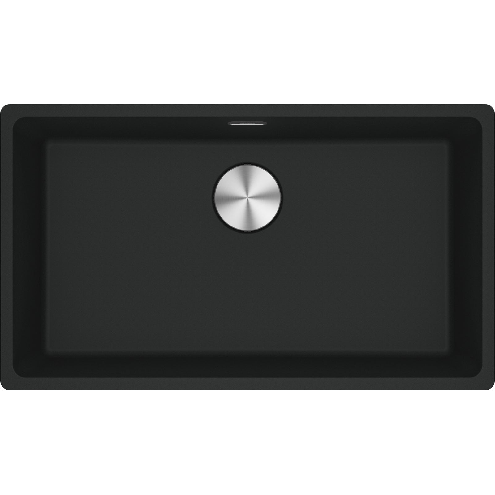 Franke Maris MRG 110 72 Single Bowl Undermounted Granite Kitchen Sink, Matt Black - The Tap Specialist