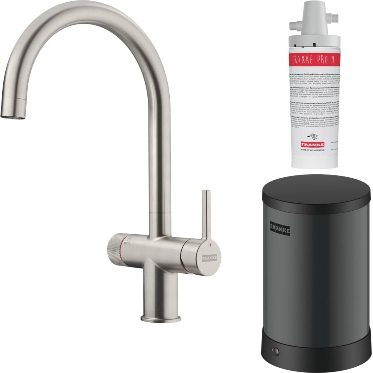 Franke Maris Water Hub 3 - in - 1 Mechanical Tap - The Tap Specialist