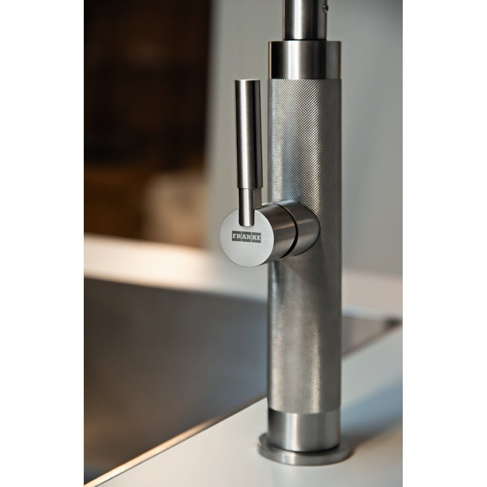 Franke Mythos Masterpiece J Pull Down Spray Kitchen Tap - The Tap Specialist