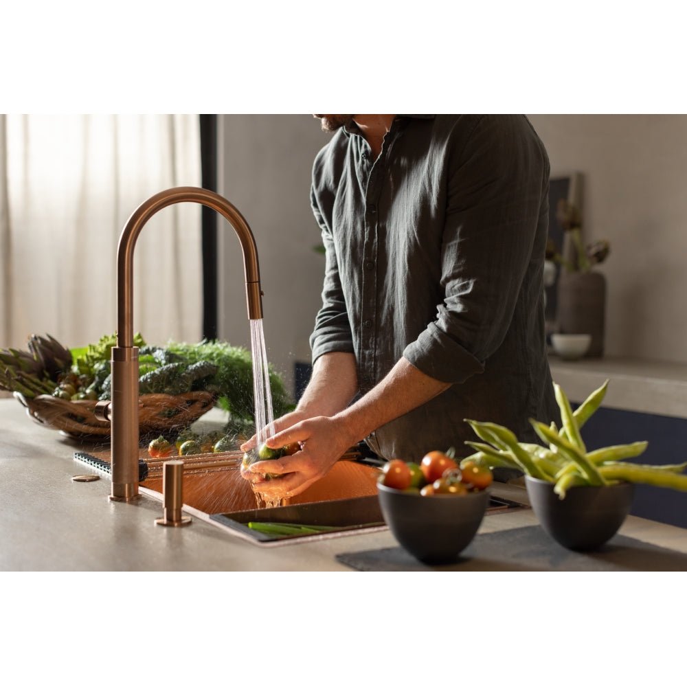 Franke Mythos Masterpiece J Pull Down Spray Kitchen Tap - The Tap Specialist
