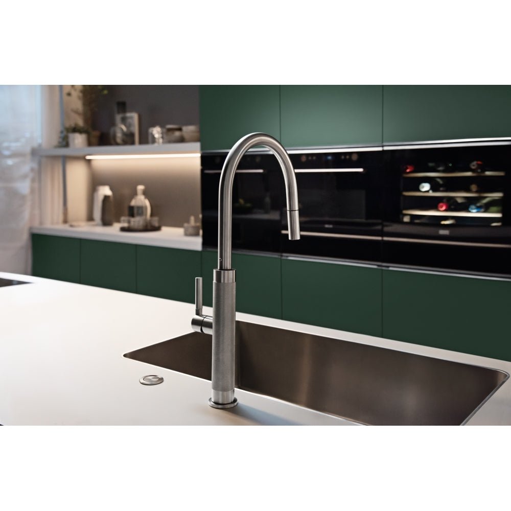 Franke Mythos Masterpiece J Pull Down Spray Kitchen Tap - The Tap Specialist