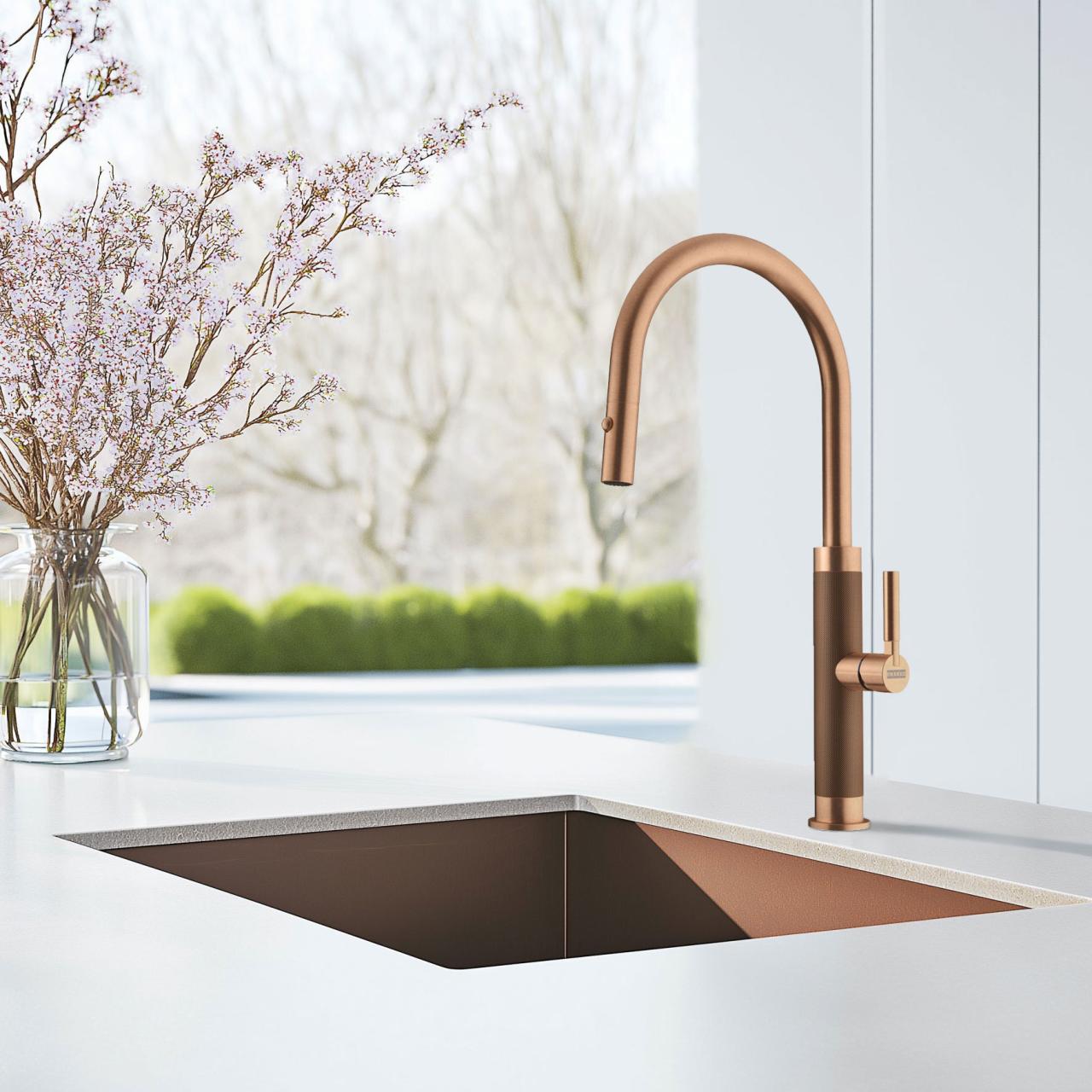 Franke Mythos Masterpiece J Pull Down Spray Kitchen Tap - The Tap Specialist