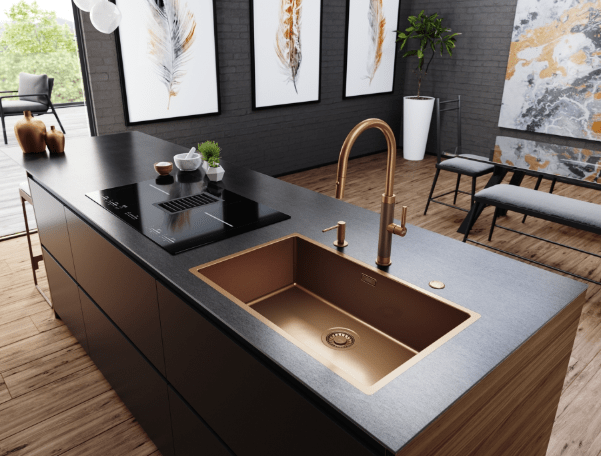 Franke Mythos Masterpiece J Pull Down Spray Kitchen Tap - The Tap Specialist