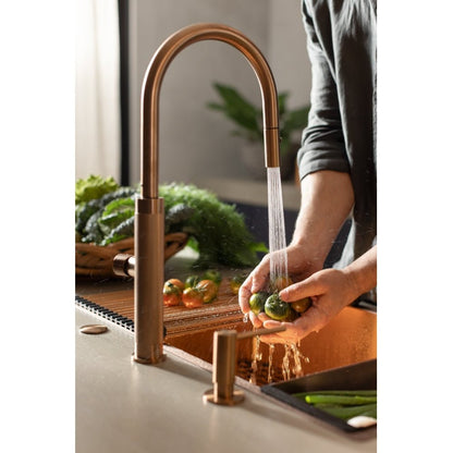 Franke Mythos Masterpiece J Pull Down Spray Kitchen Tap - The Tap Specialist