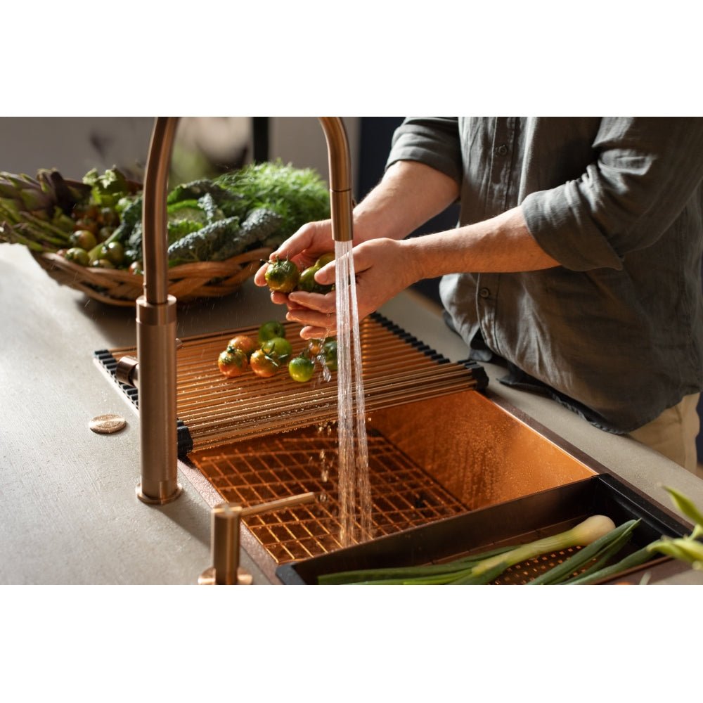 Franke Mythos Masterpiece J Pull Down Spray Kitchen Tap - The Tap Specialist
