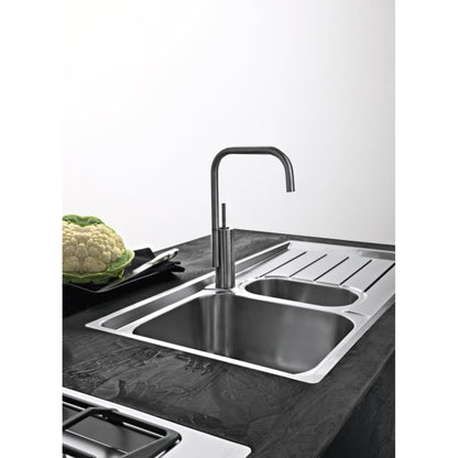 Franke Neptune Inset NEX 251 Single Drainer Steel Sink - The Tap Specialist