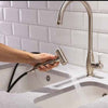 Franke Perla Pull - Out Rinse Decor Steel 112.0712.052 - The Tap Specialist