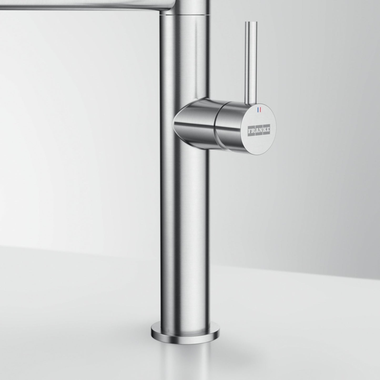 Franke Pescara 2.0 Semi Pro Side Lever Stainless Steel Tap - The Tap Specialist