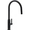 Franke Tessuto J Spout Pullout Nozzle Side Matt Black Kitchen Tap 115.0691.518 - The Tap Specialist