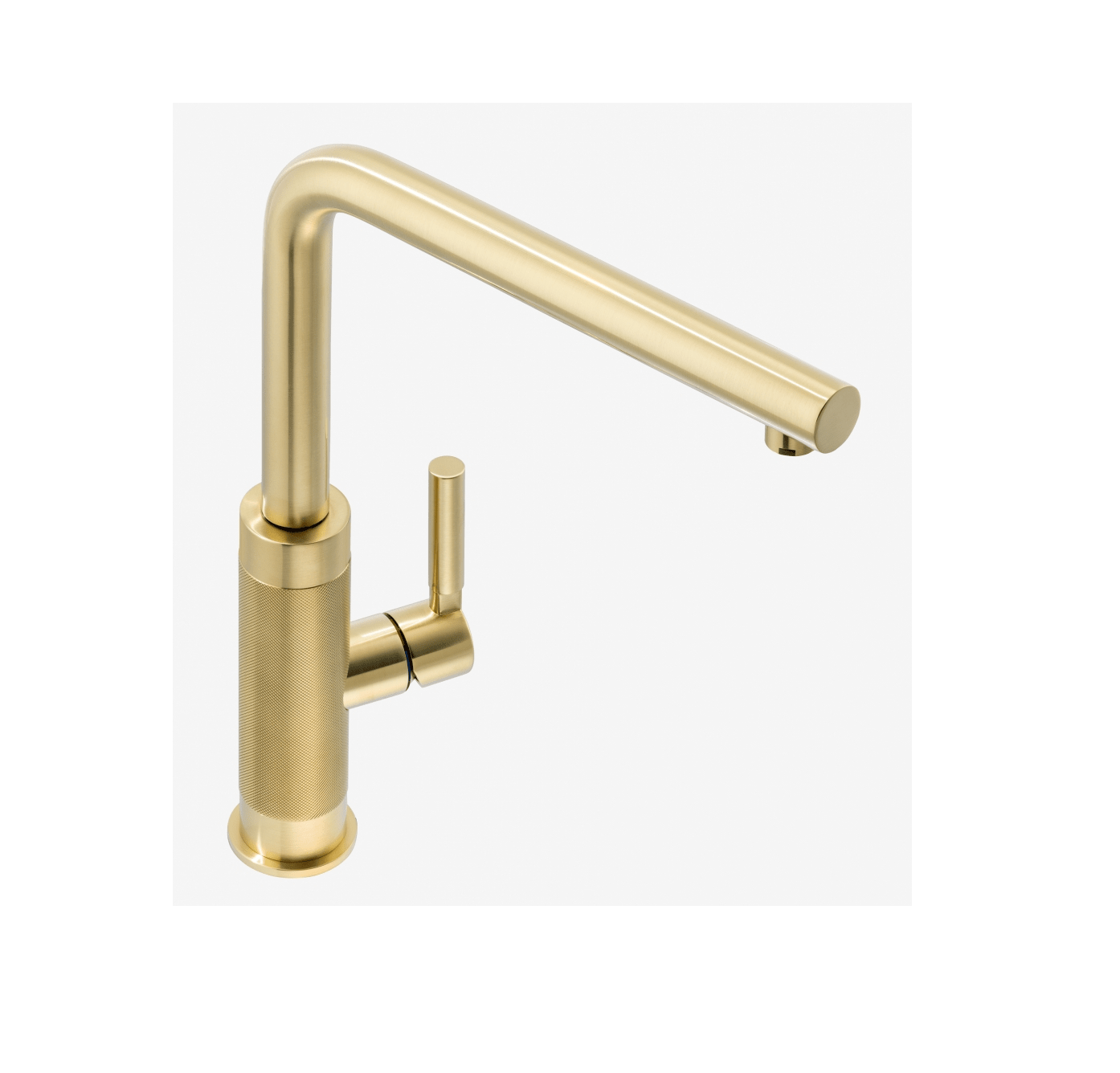 Franke Tessuto L Shape Spout Gold Kitchen Mixer Tap - The Tap Specialist