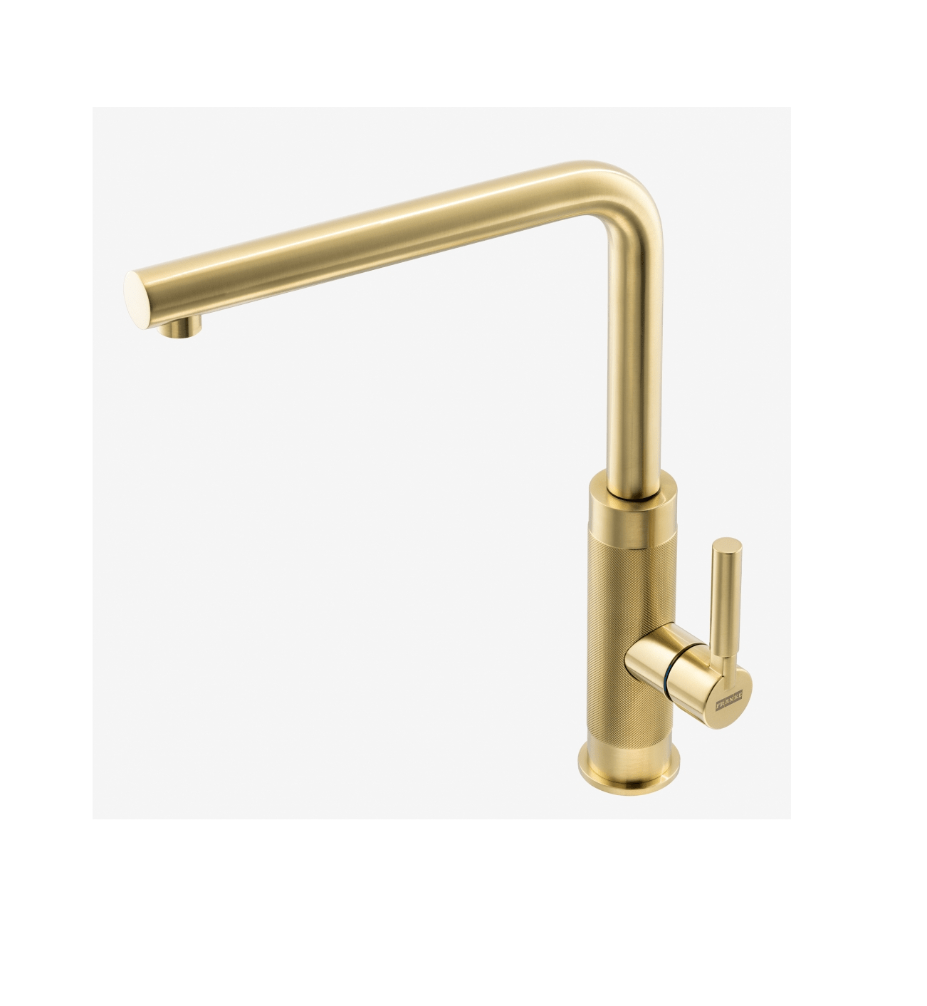 Franke Tessuto L Shape Spout Gold Kitchen Mixer Tap - The Tap Specialist