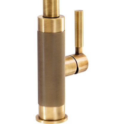 Franke Tessuto L Spout Brass Kitchen Tap 115.0692.198 - The Tap Specialist