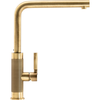 Franke Tessuto L Spout Brass Kitchen Tap 115.0692.198 - The Tap Specialist